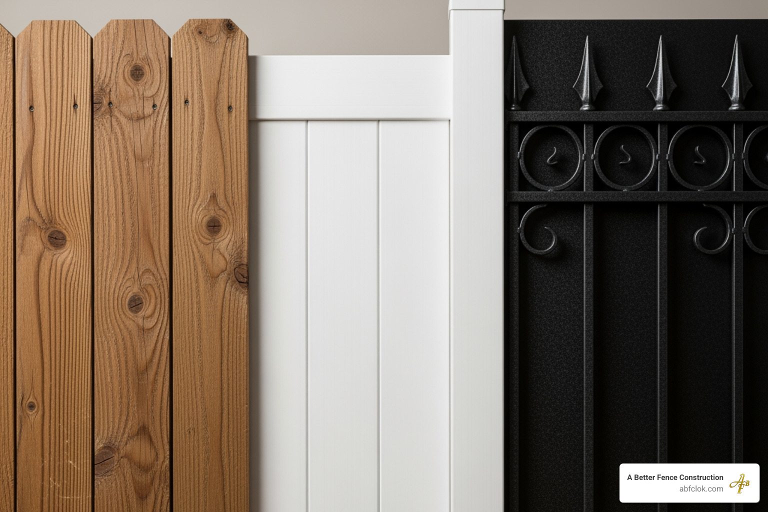 various fence material samples like wood, vinyl, and ornamental iron - fence and gate companies near me various fence material samples like wood, vinyl, and ornamental iron - fence and gate companies near me