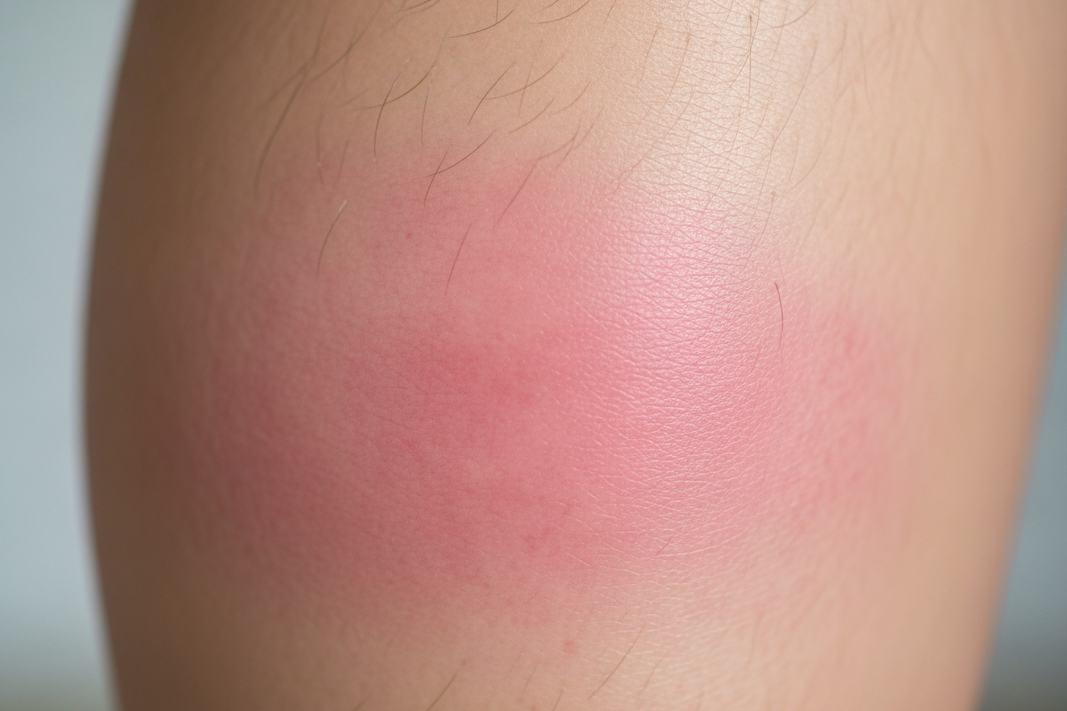 Infographic illustrating symptoms and risks of Deep Vein Thrombosis (DVT) - pain in upper calf