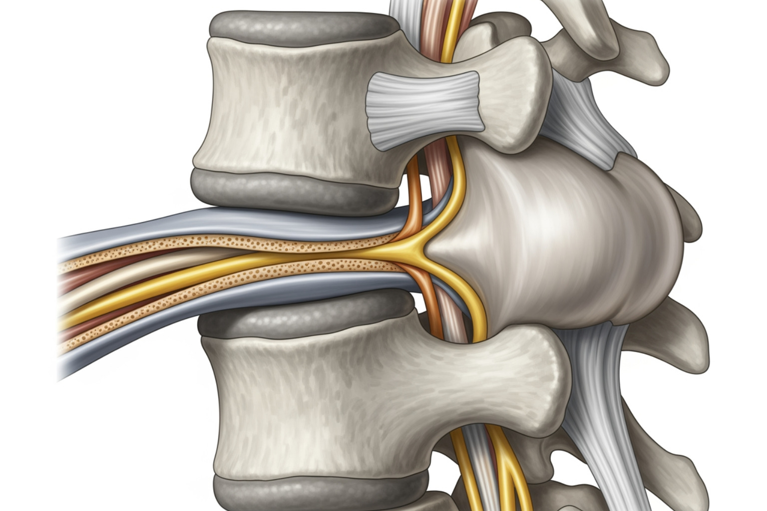 illustrating a herniated disc pressing on a nerve root - lower back nerve pain illustrating a herniated disc pressing on a nerve root - lower back nerve pain