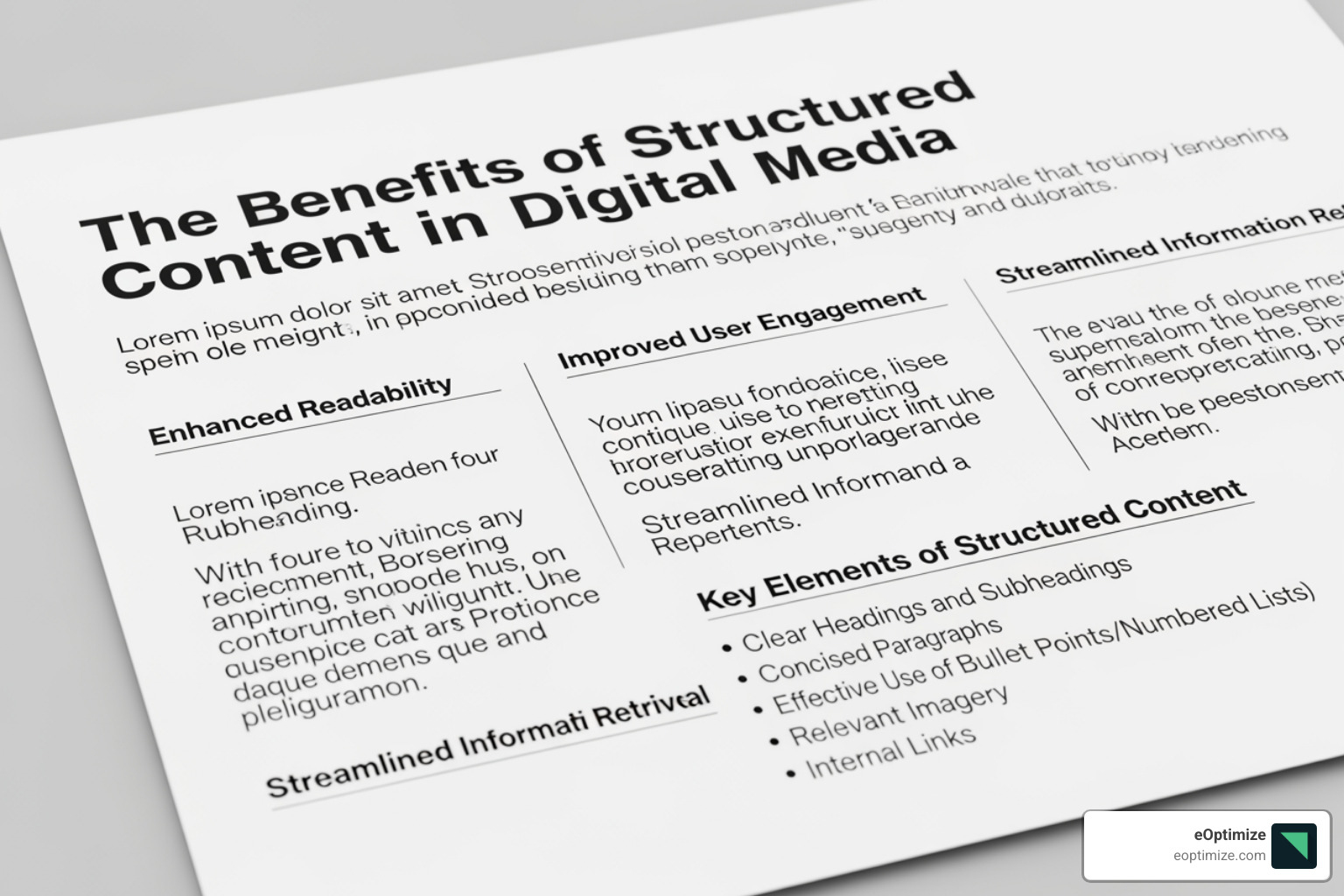 Well-structured article with clear headings and bullet points - GEO search optimization