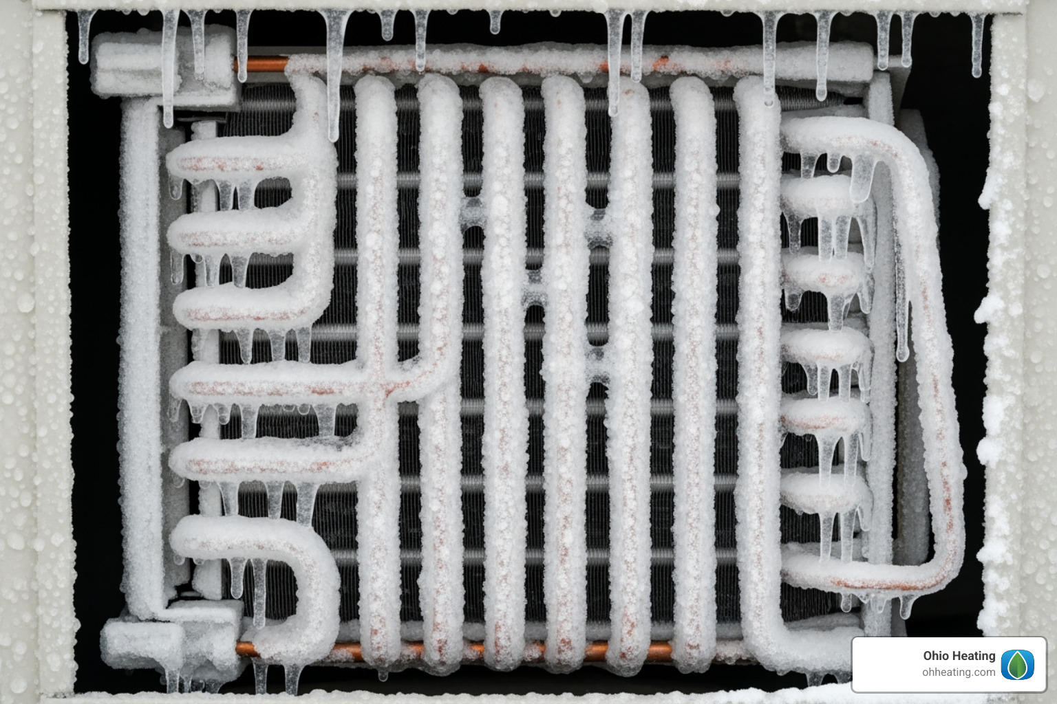 frozen evaporator coils on an AC unit - AC refrigerant leak fix frozen evaporator coils on an AC unit - AC refrigerant leak fix
