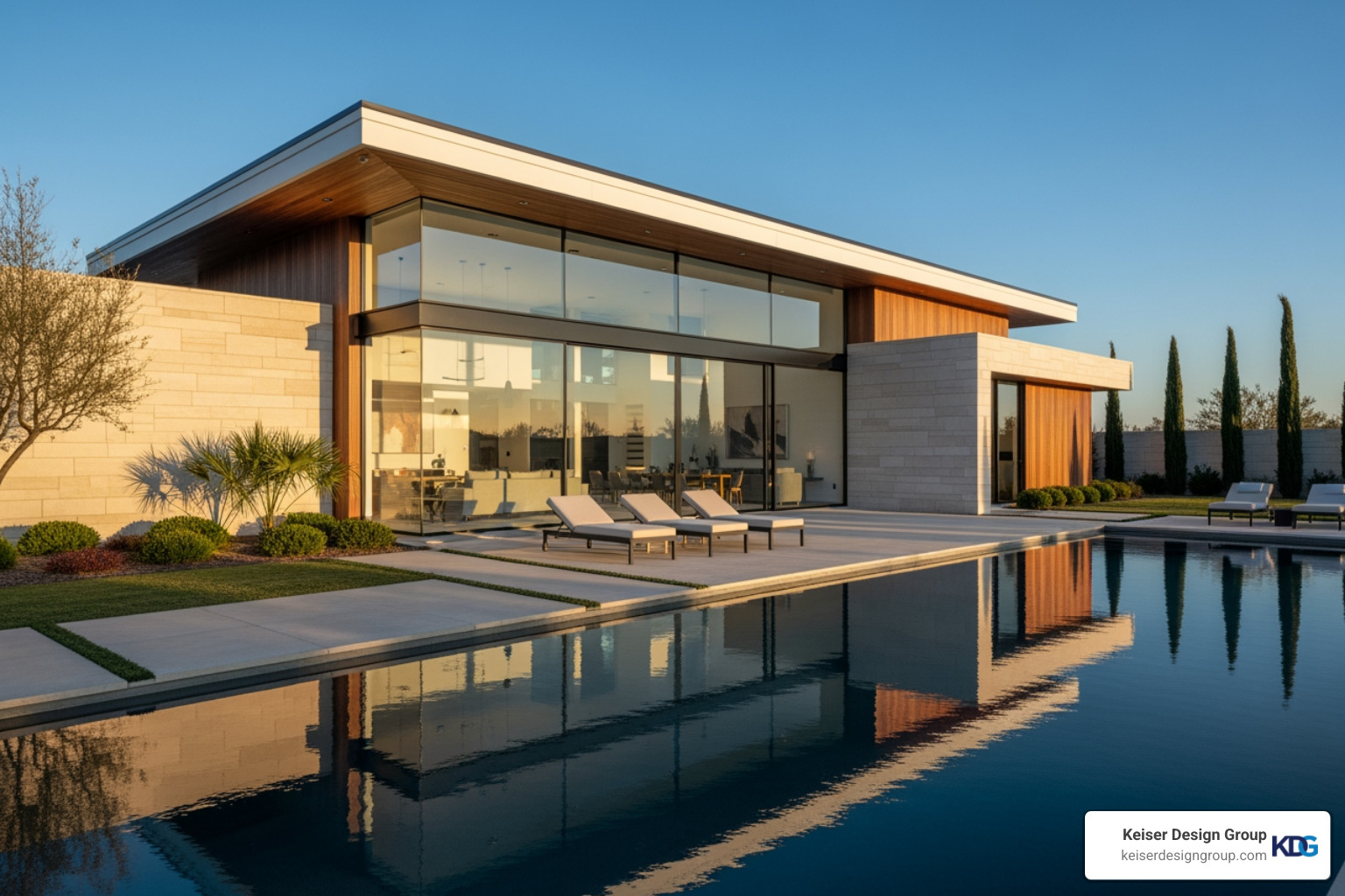 Modern home with a sleek flat roof and large windows - modern house rooftop design Modern home with a sleek flat roof and large windows - modern house rooftop design