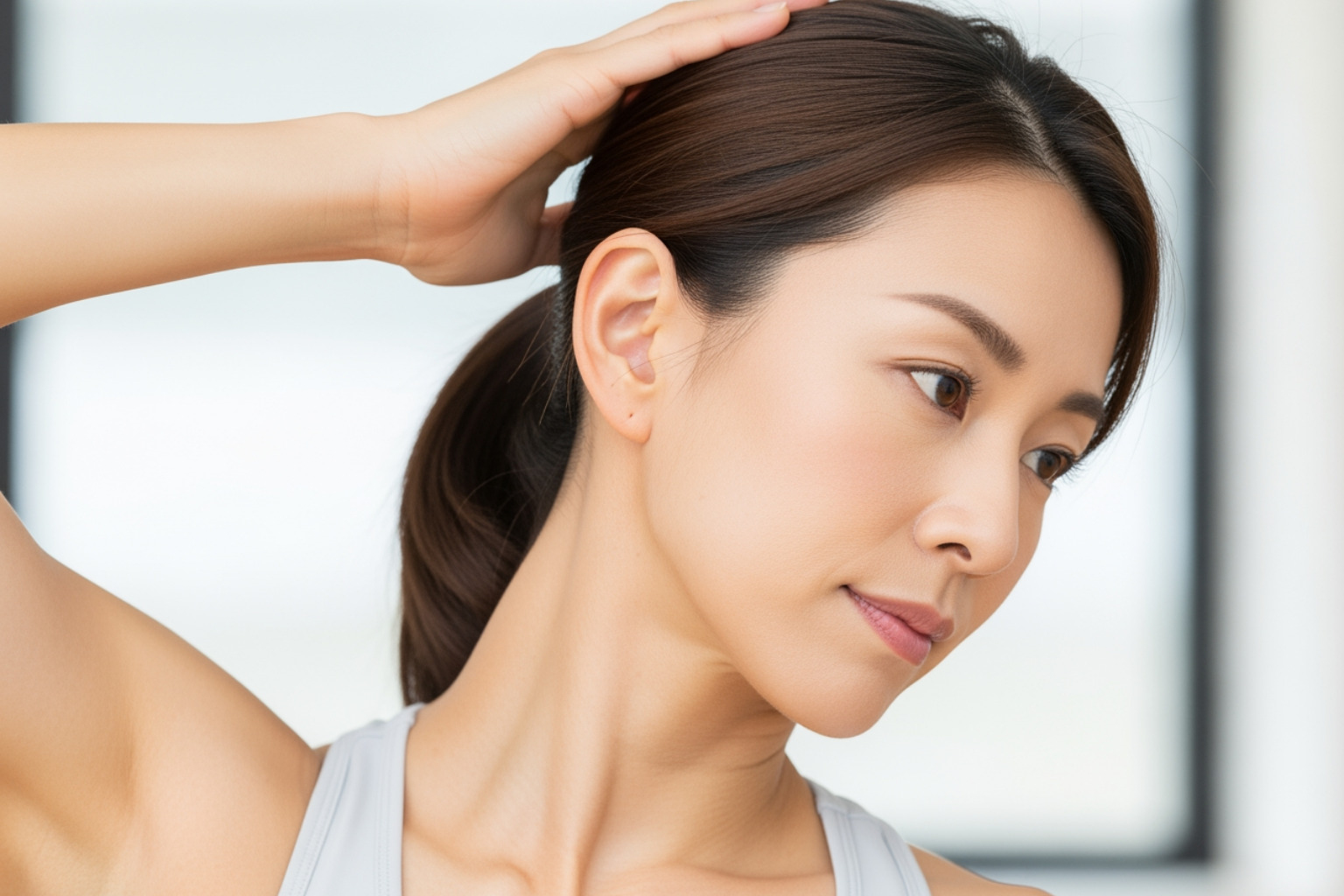 Ear-to-Shoulder Stretch - trap stretches Ear-to-Shoulder Stretch - trap stretches