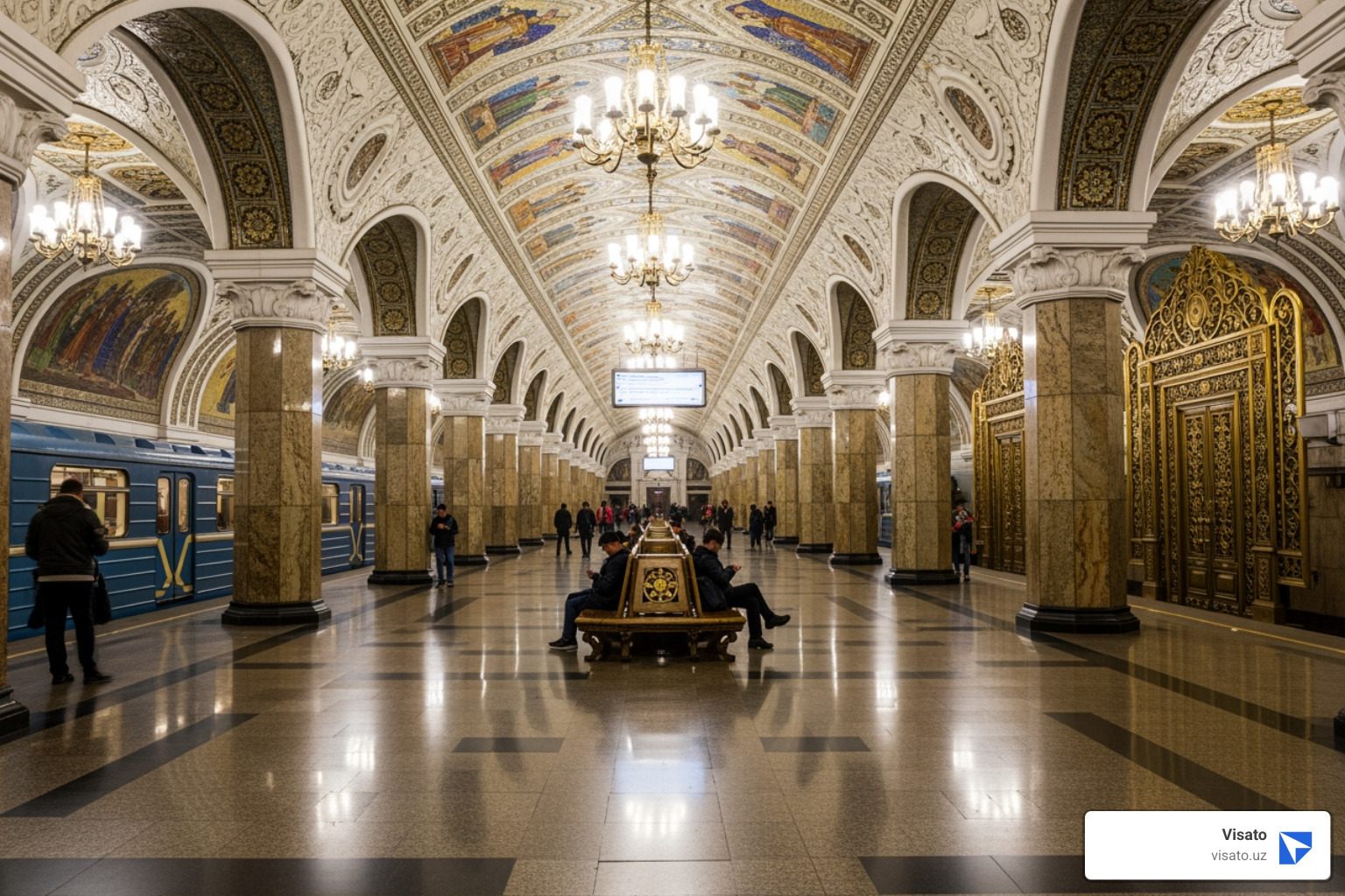 Tashkent Metro station - traveling to uzbekistan Tashkent Metro station - traveling to uzbekistan