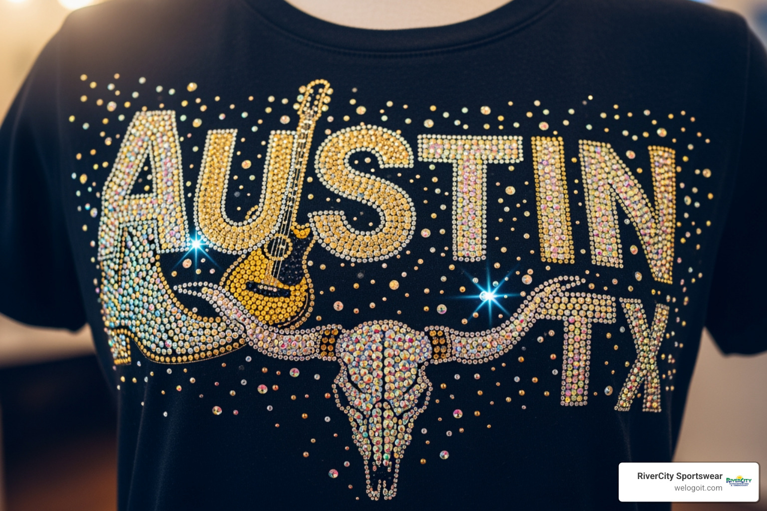 simple 3-step ordering process: Design, Quote, Production - custom bling shirts austin tx