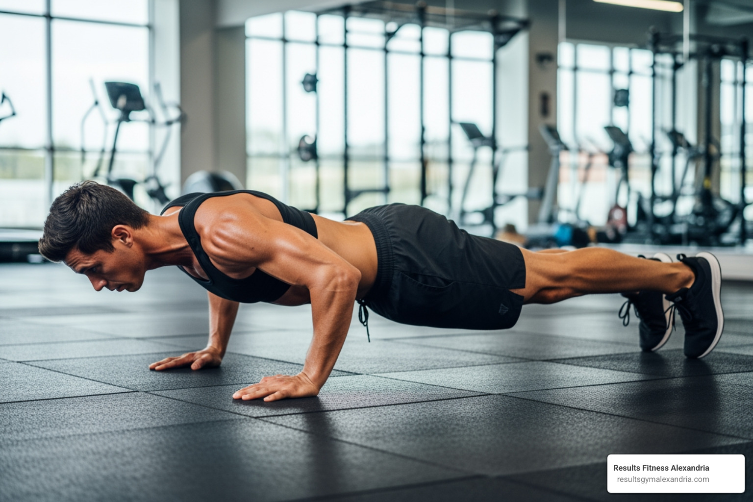 person doing burpees - cardio endurance exercise