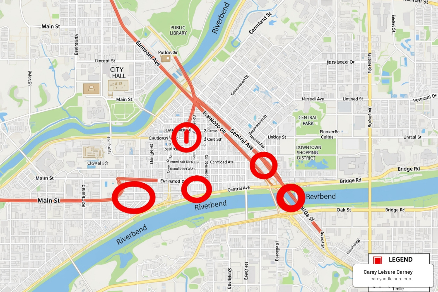 map highlighting dangerous intersections in Clearwater - Car wreck attorney Clearwater map highlighting dangerous intersections in Clearwater - Car wreck attorney Clearwater