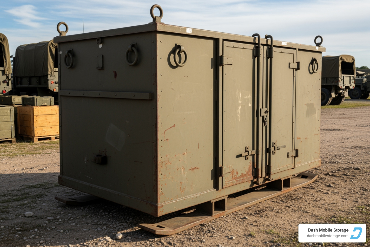 historical CONEX box - conex trailers