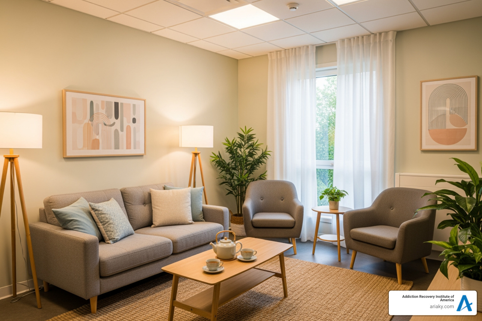 serene therapy room - Lexington addiction treatment