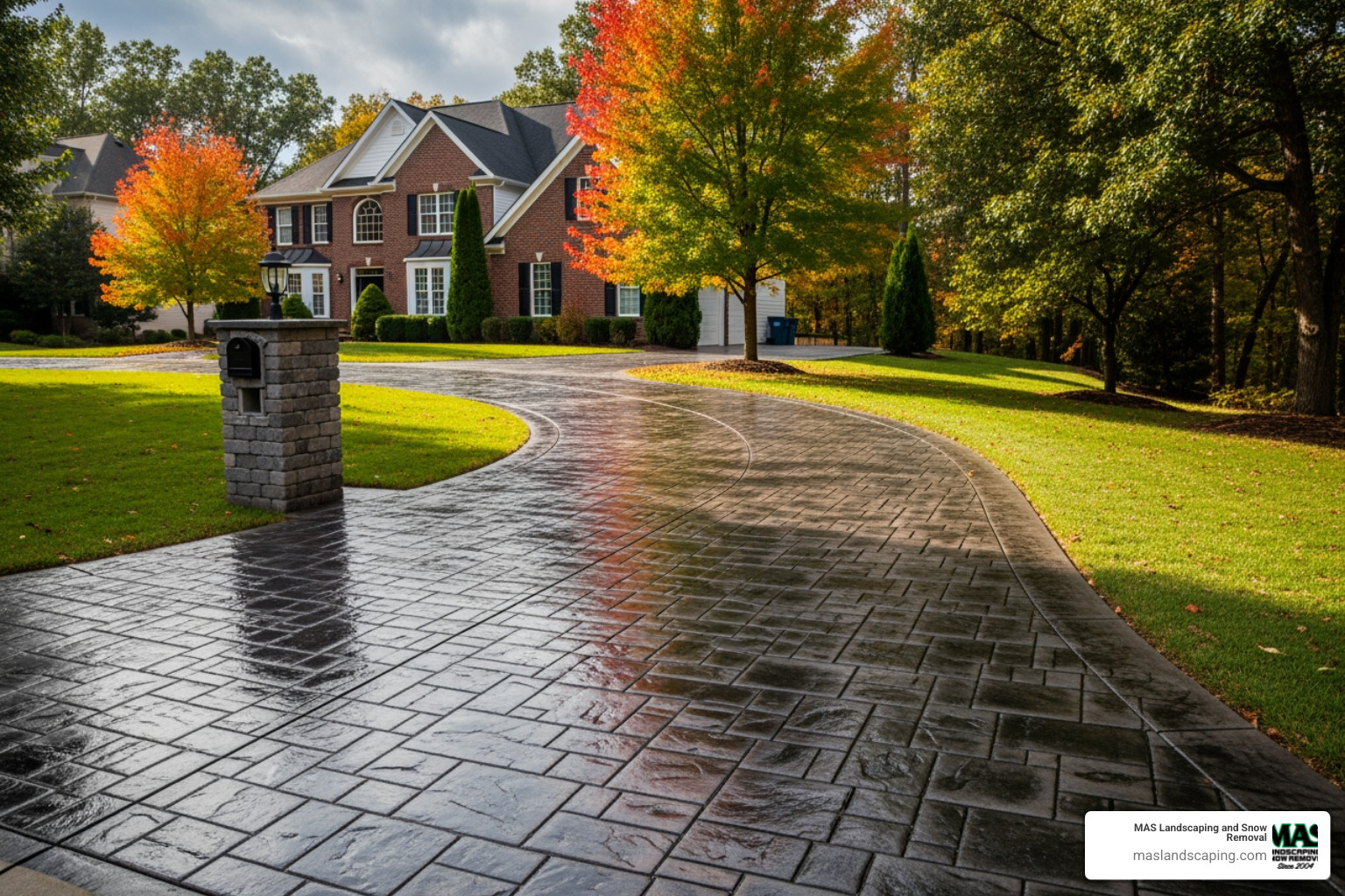 sealed stamped concrete driveway - best wet look concrete sealer sealed stamped concrete driveway - best wet look concrete sealer