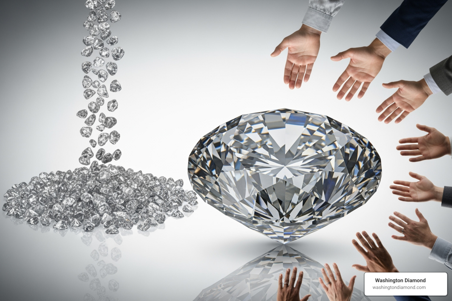 illustrating the principles of supply and demand in the diamond market - diamond values by year