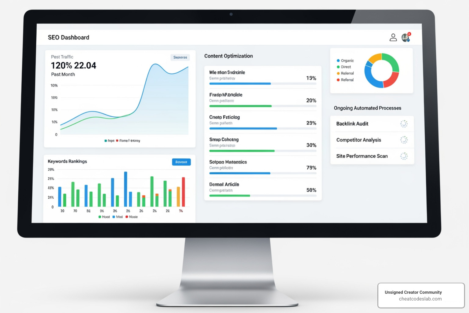 dashboard showing automated SEO tasks in progress - automated seo platform dashboard showing automated SEO tasks in progress - automated seo platform