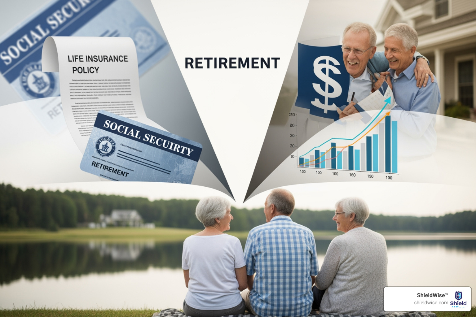 Flowchart showing how IUL policy loans can be used as one of several income streams in retirement, alongside Social Security and other savings - IUL for retirement income Flowchart showing how IUL policy loans can be used as one of several income streams in retirement, alongside Social Security and other savings - IUL for retirement income