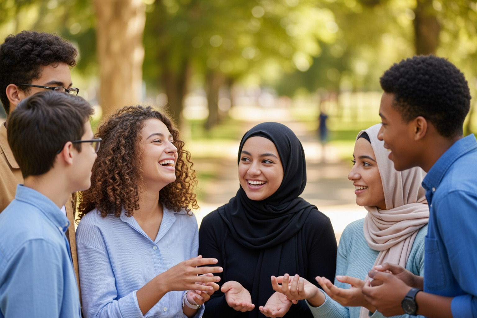 teens having positive conversation - Life skills for teens teens having positive conversation - Life skills for teens