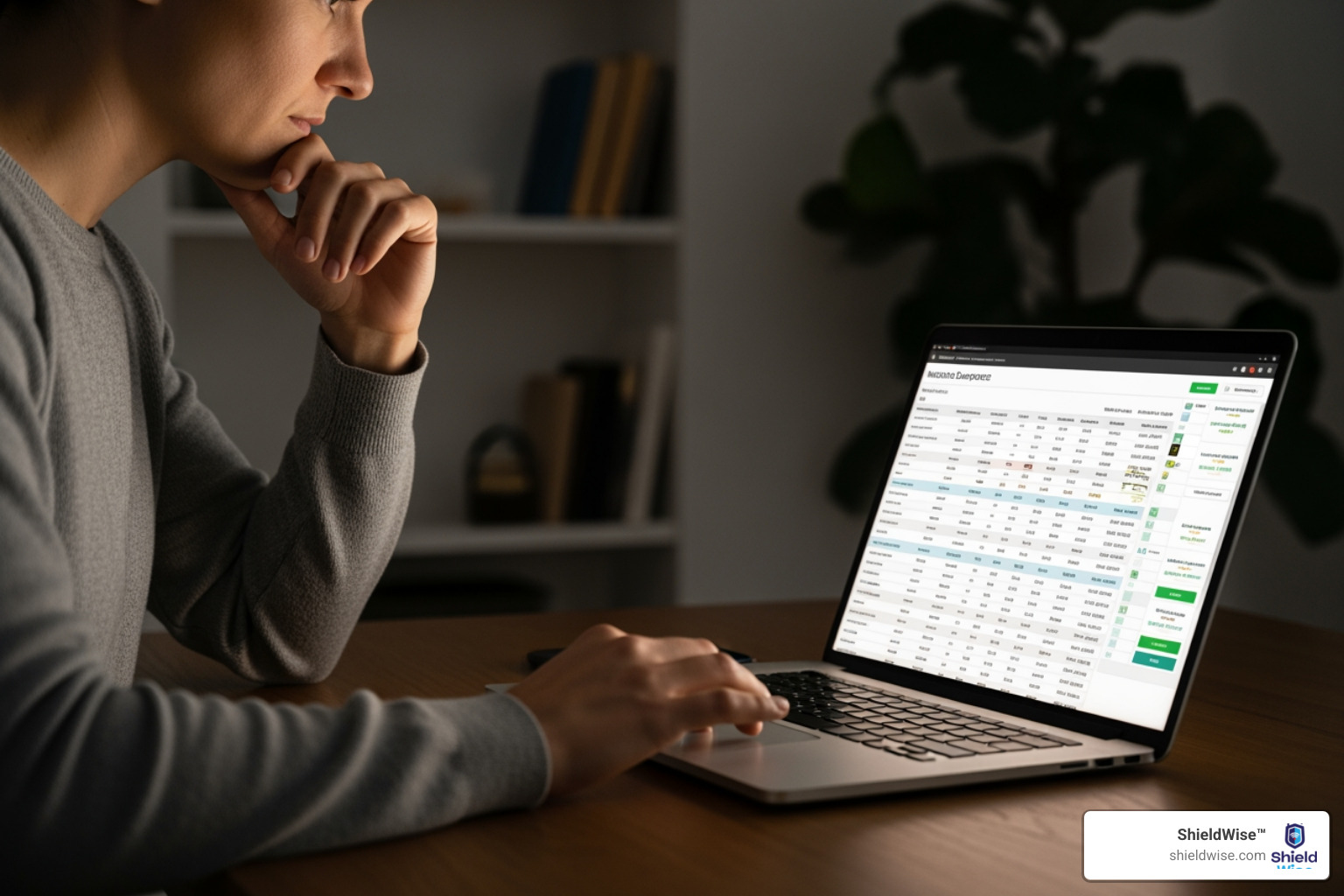 person comparing insurance options online - compare burial insurance