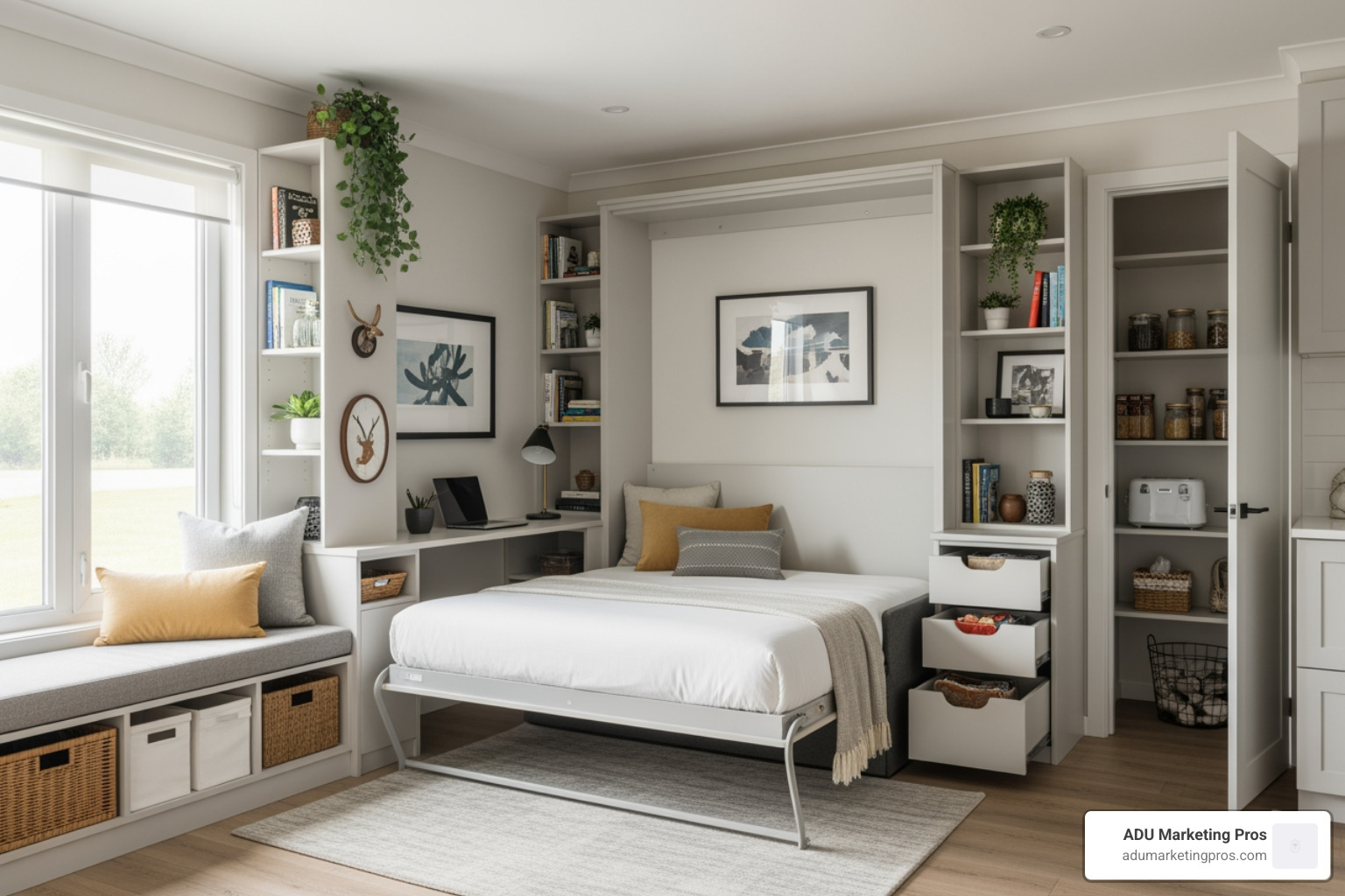 space saving furniture - Granny flat studio