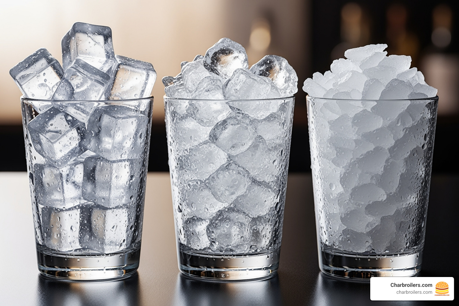 different ice shapes like full cube, nugget, and flake in glasses - commercial ice makers for sale near me different ice shapes like full cube, nugget, and flake in glasses - commercial ice makers for sale near me