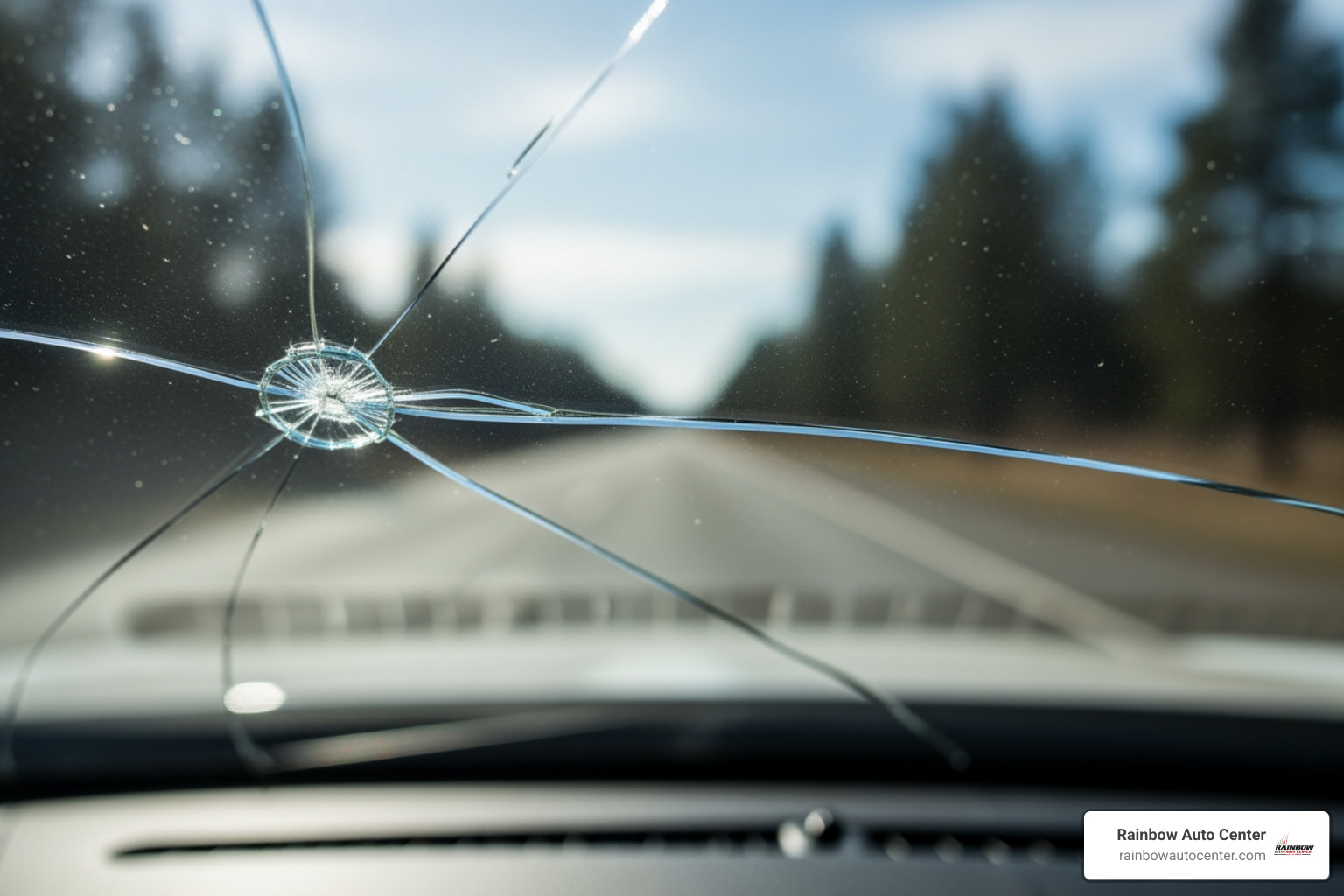 small chip spreading into a long, vehicle-spanning crack - how does auto glass repair work