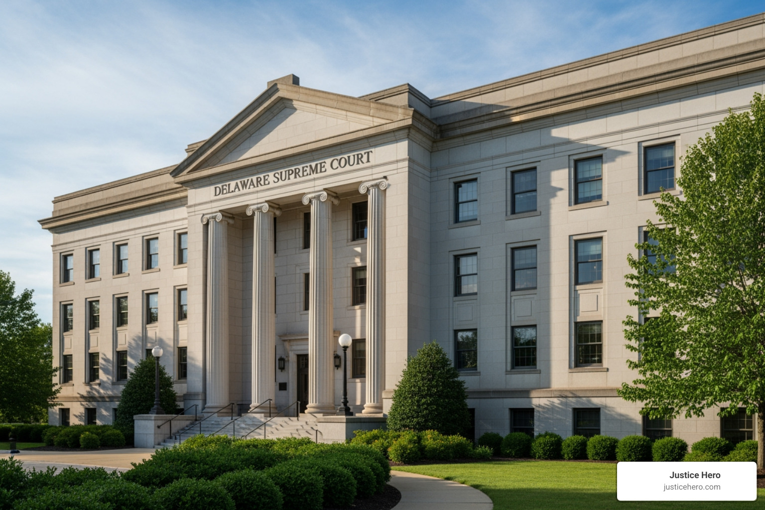 Delaware Supreme Court building - zantac lawsuit delaware