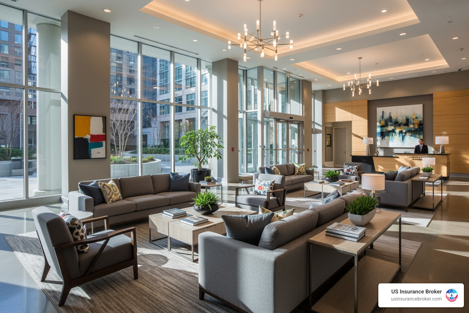 Condo association meeting or a shared amenity like a lobby - HO6 insurance policy Condo association meeting or a shared amenity like a lobby - HO6 insurance policy