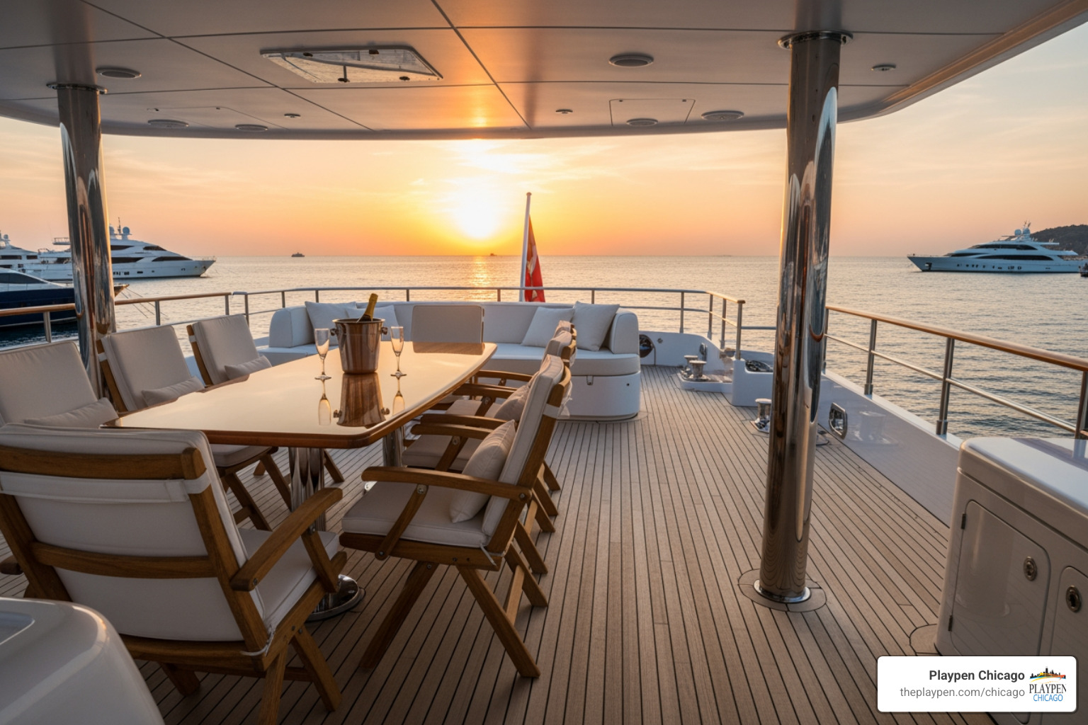 a clean, well-maintained yacht deck - list your yacht chicago a clean, well-maintained yacht deck - list your yacht chicago