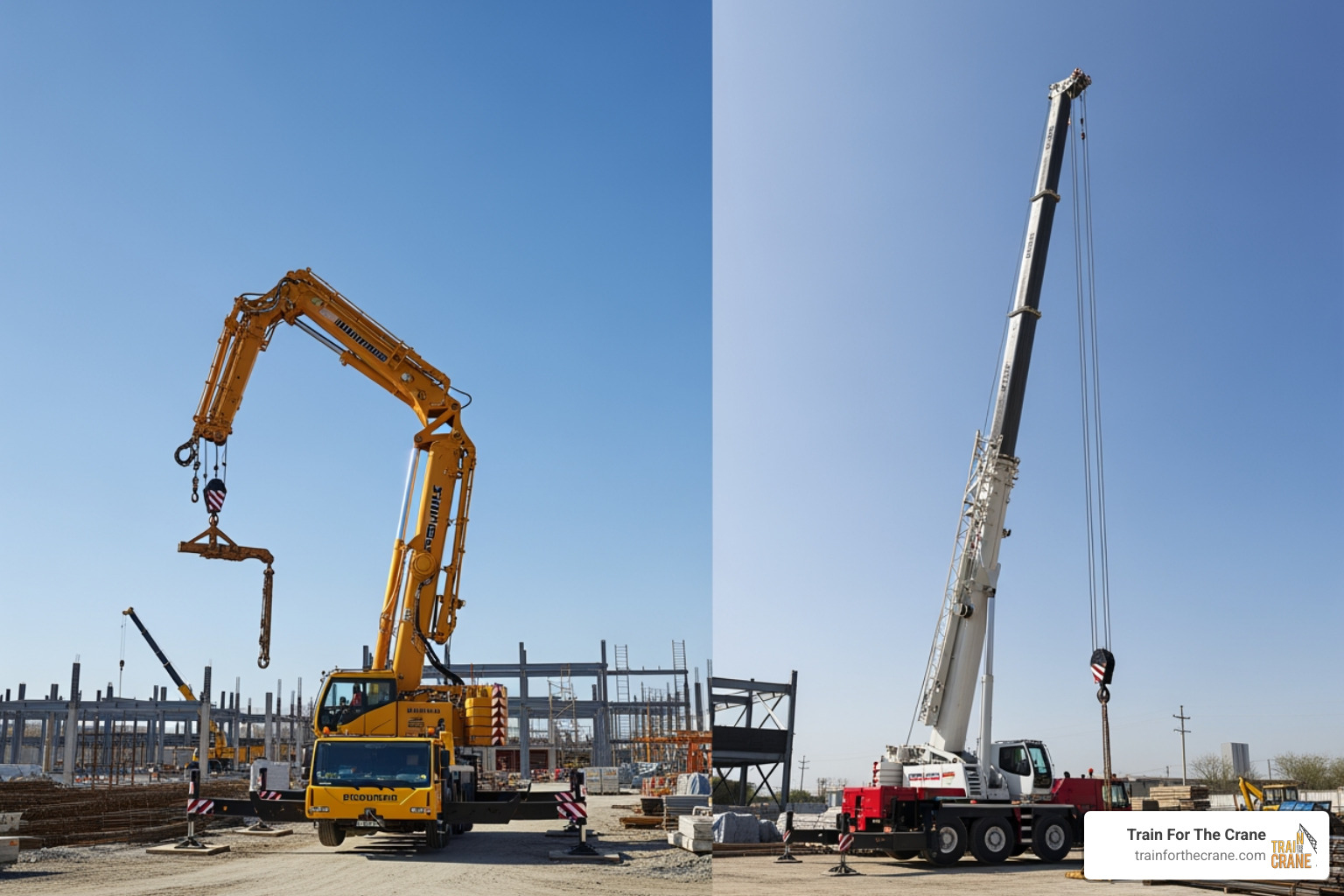 articulating vs telescopic boom crane - Boom crane training