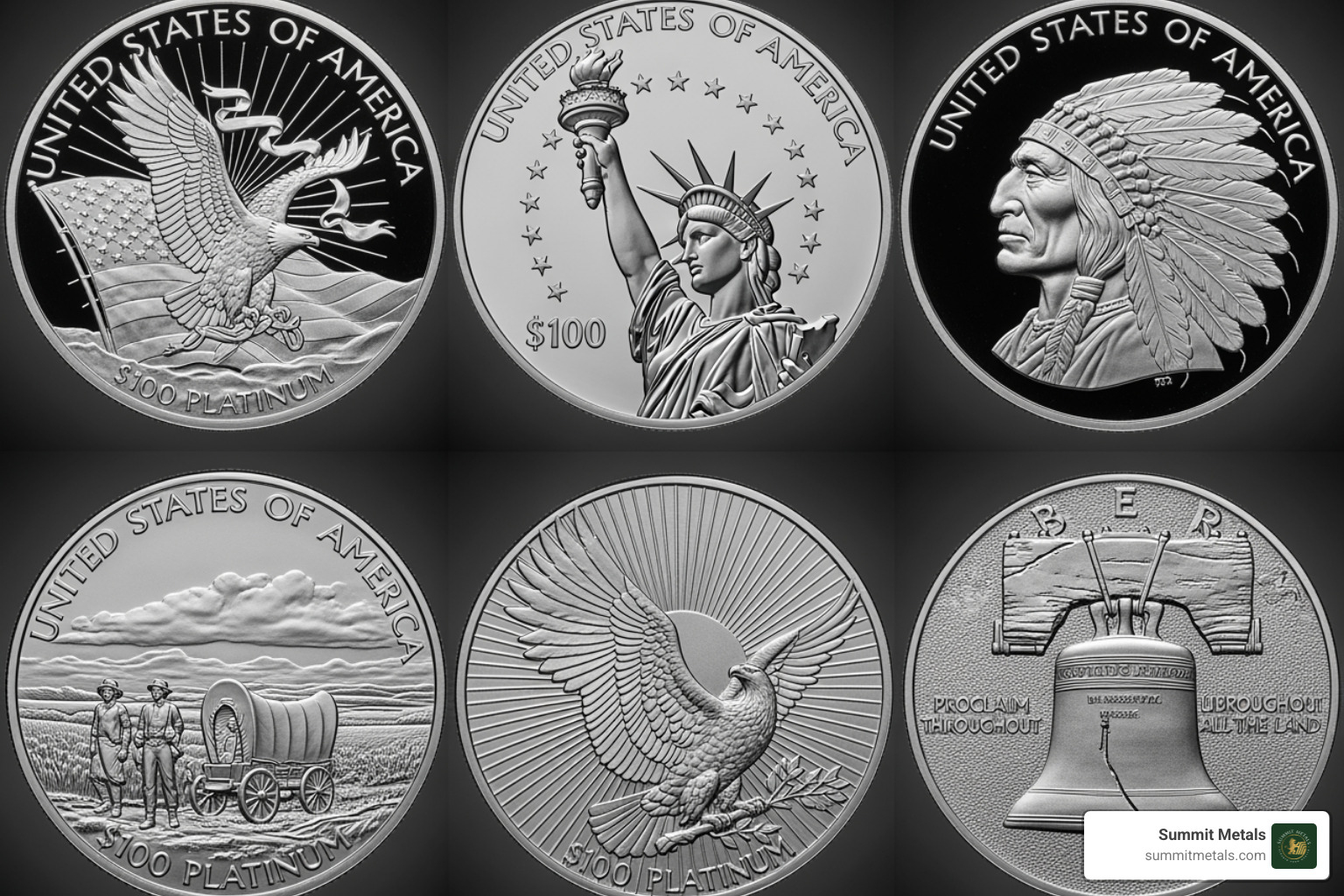 American Platinum Eagle Proof Coin Reverse Designs - american platinum eagle