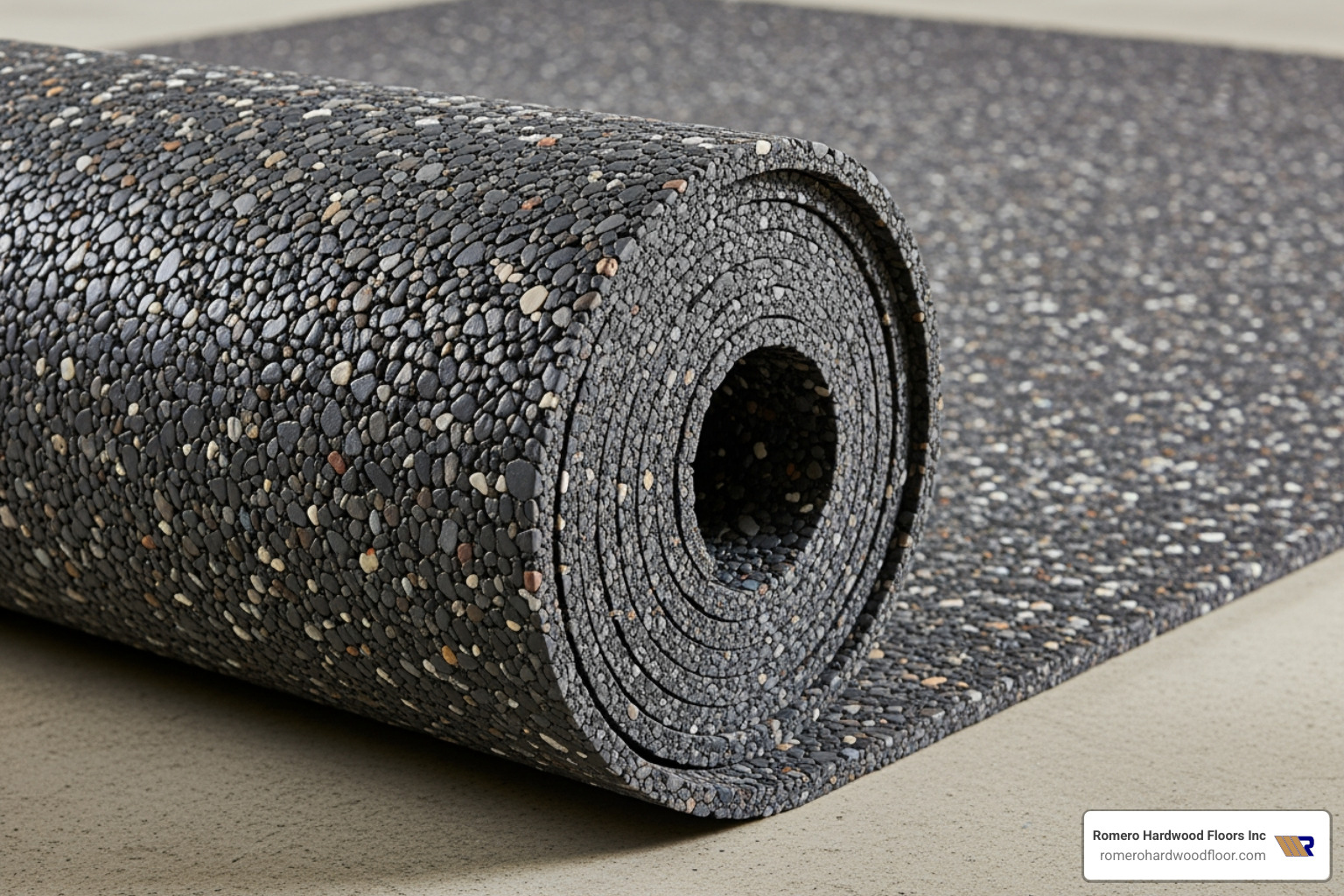 Recycled rubber underlayment roll - Hardwood Floor Underlayment Recycled rubber underlayment roll - Hardwood Floor Underlayment