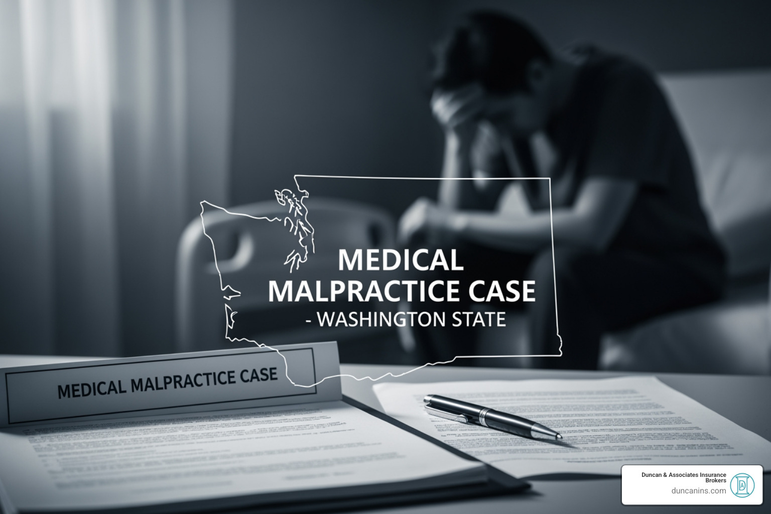 legal document with Washington State seal - Medical malpractice WA