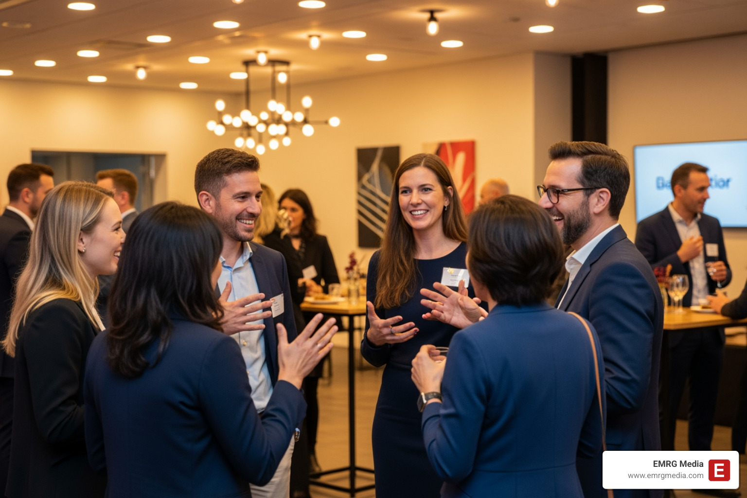 people having engaging conversation at event - Corporate networking events people having engaging conversation at event - Corporate networking events