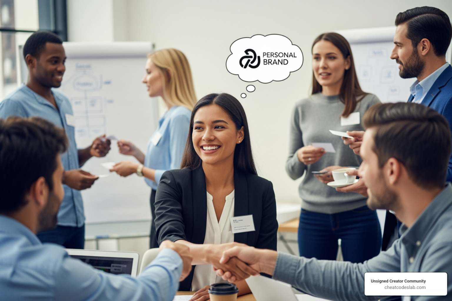 person mind-mapping skills and values on a whiteboard - Personal brand development