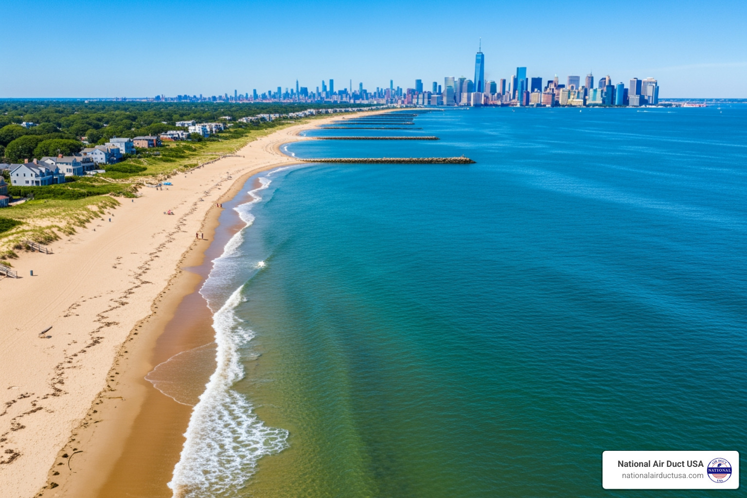 AirNow.gov map showing New York and Long Island regions - Long Island air quality