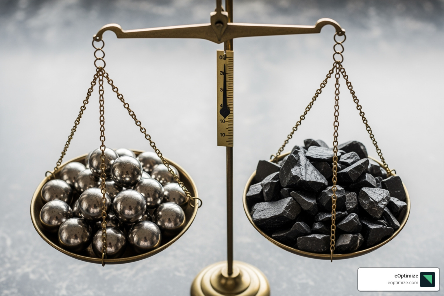 Image of a scale balancing efficiency and risk - AI content best practices