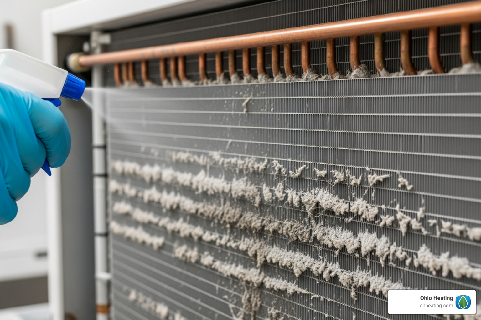 Diagram showing the refrigeration cycle in an ice machine, highlighting the condenser - Ice machine condenser cleaning