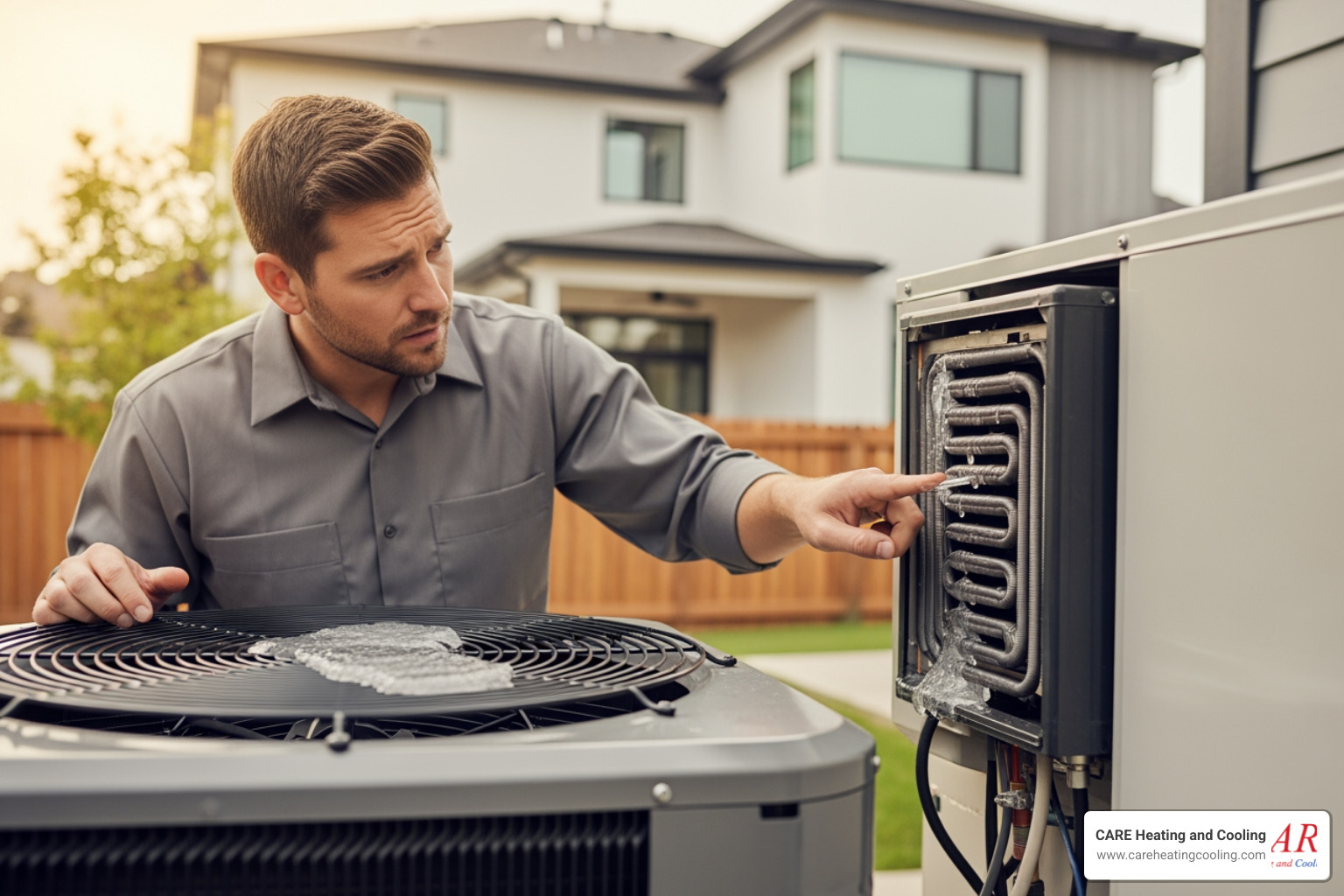 Infographic showing common heat pump repair needs including strange noises from grinding or squealing, ice buildup on outdoor coils, weak airflow from vents, higher utility bills indicating inefficiency, and system running constantly without reaching temperature, plus when to call for emergency service versus scheduled maintenance in Dublin OH - heat pump repair dublin oh Infographic showing common heat pump repair needs including strange noises from grinding or squealing, ice buildup on outdoor coils, weak airflow from vents, higher utility bills indicating inefficiency, and system running constantly without reaching temperature, plus when to call for emergency service versus scheduled maintenance in Dublin OH - heat pump repair dublin oh