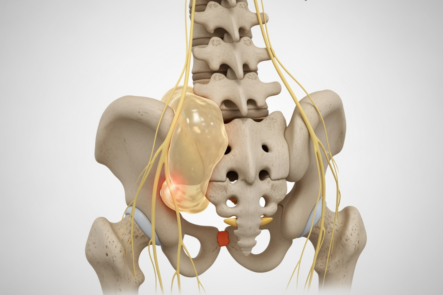 image illustrating causes of sciatica like a herniated disc pressing on a nerve root - sciatica flare up image illustrating causes of sciatica like a herniated disc pressing on a nerve root - sciatica flare up
