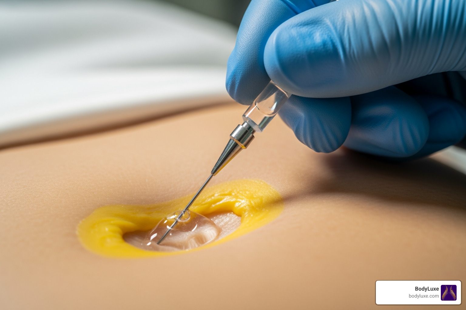 tumescent fluid being administered to a fat layer - what is awake liposuction tumescent fluid being administered to a fat layer - what is awake liposuction