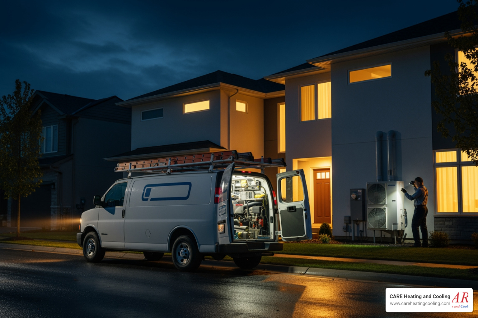 infographic showing when a heat pump provides heating versus cooling, with arrows indicating refrigerant flow direction in winter mode extracting heat from outdoor air and summer mode releasing heat outside, plus indicators for common failure points like compressor, reversing valve, and refrigerant leaks that require emergency repair - 24 hour heat pump repair in dublin, oh infographic showing when a heat pump provides heating versus cooling, with arrows indicating refrigerant flow direction in winter mode extracting heat from outdoor air and summer mode releasing heat outside, plus indicators for common failure points like compressor, reversing valve, and refrigerant leaks that require emergency repair - 24 hour heat pump repair in dublin, oh