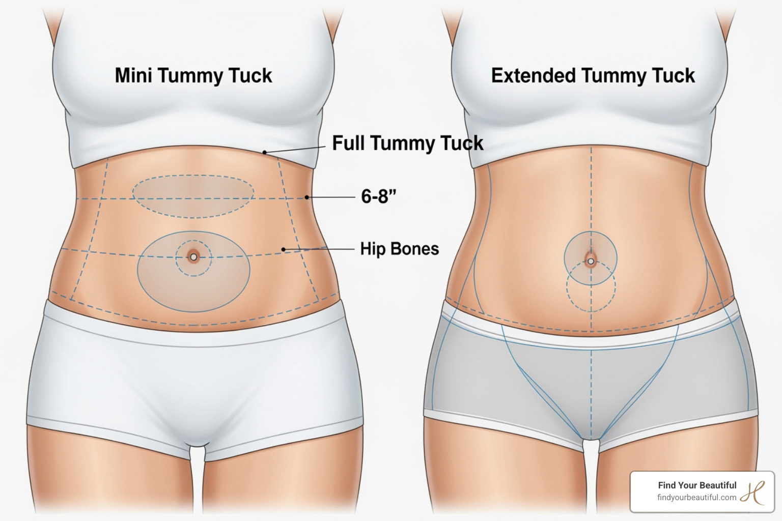 tummy tuck types - tummy tuck cost