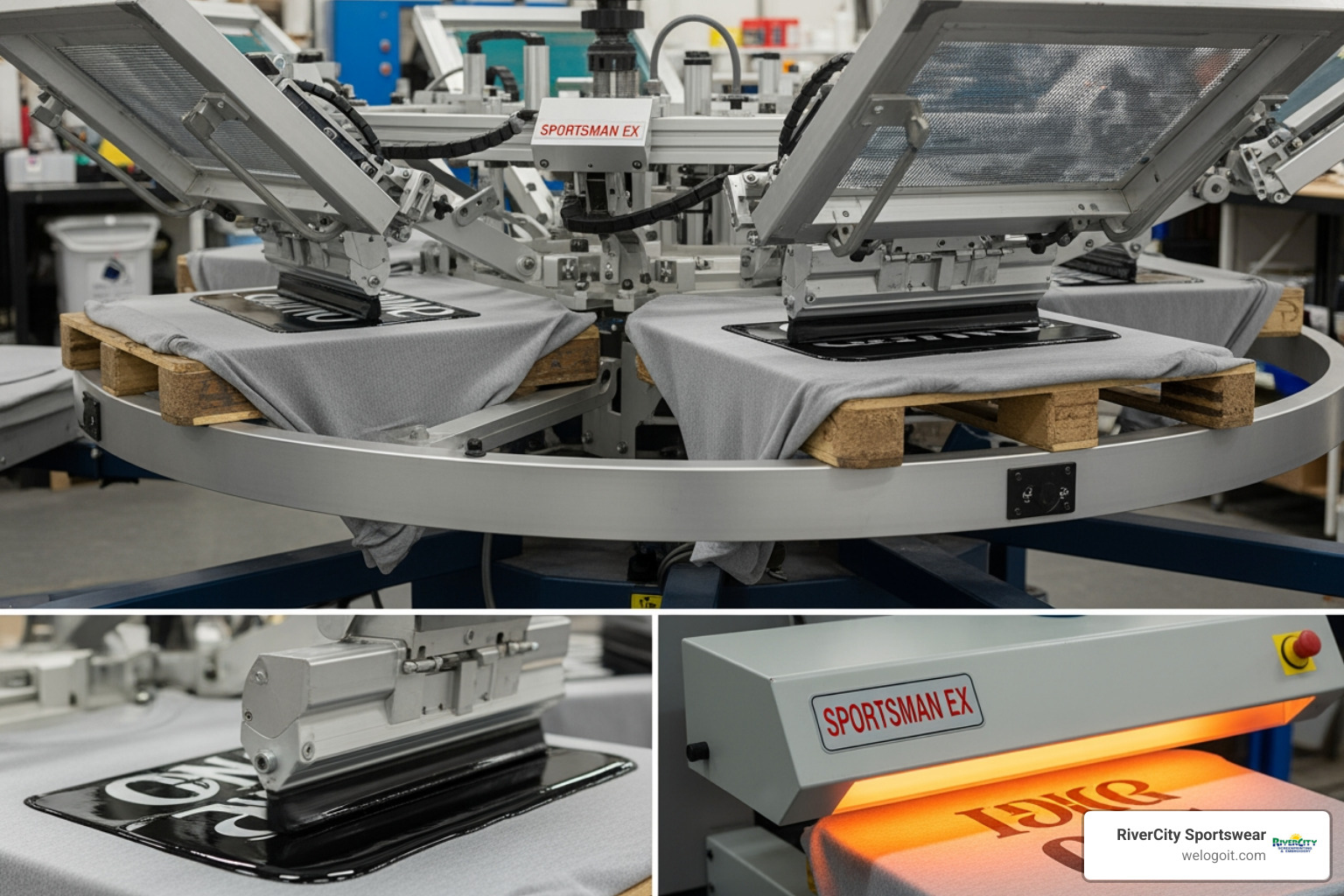 screen printing production process - san marcos screen printing