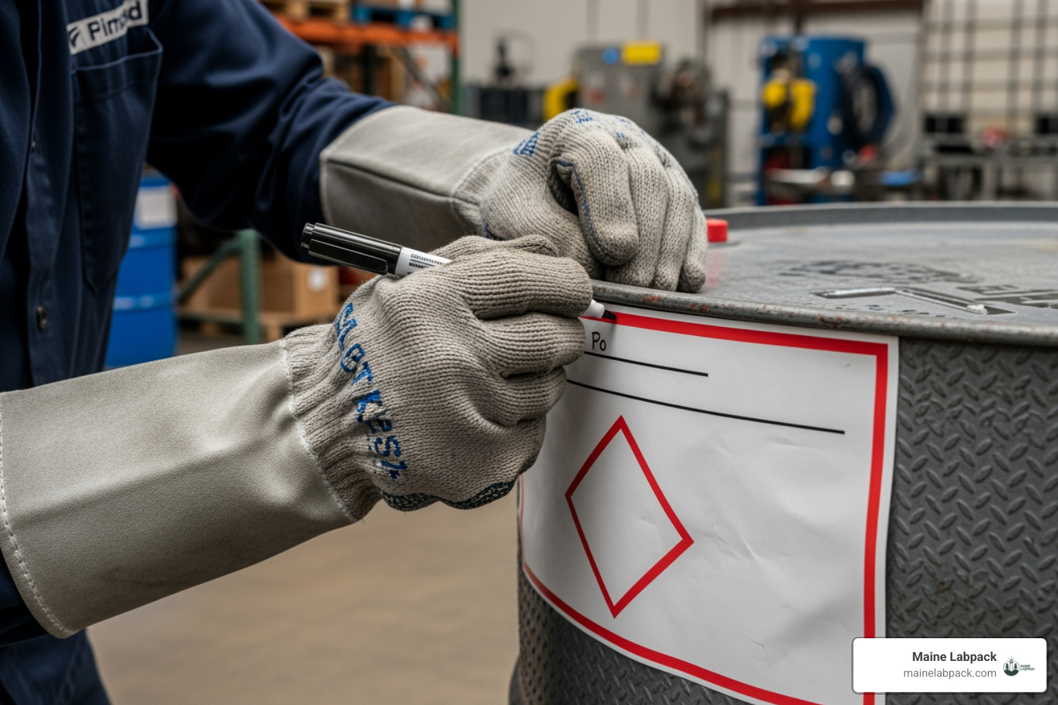 person filling out hazardous waste label - how to complete a hazardous waste label person filling out hazardous waste label - how to complete a hazardous waste label