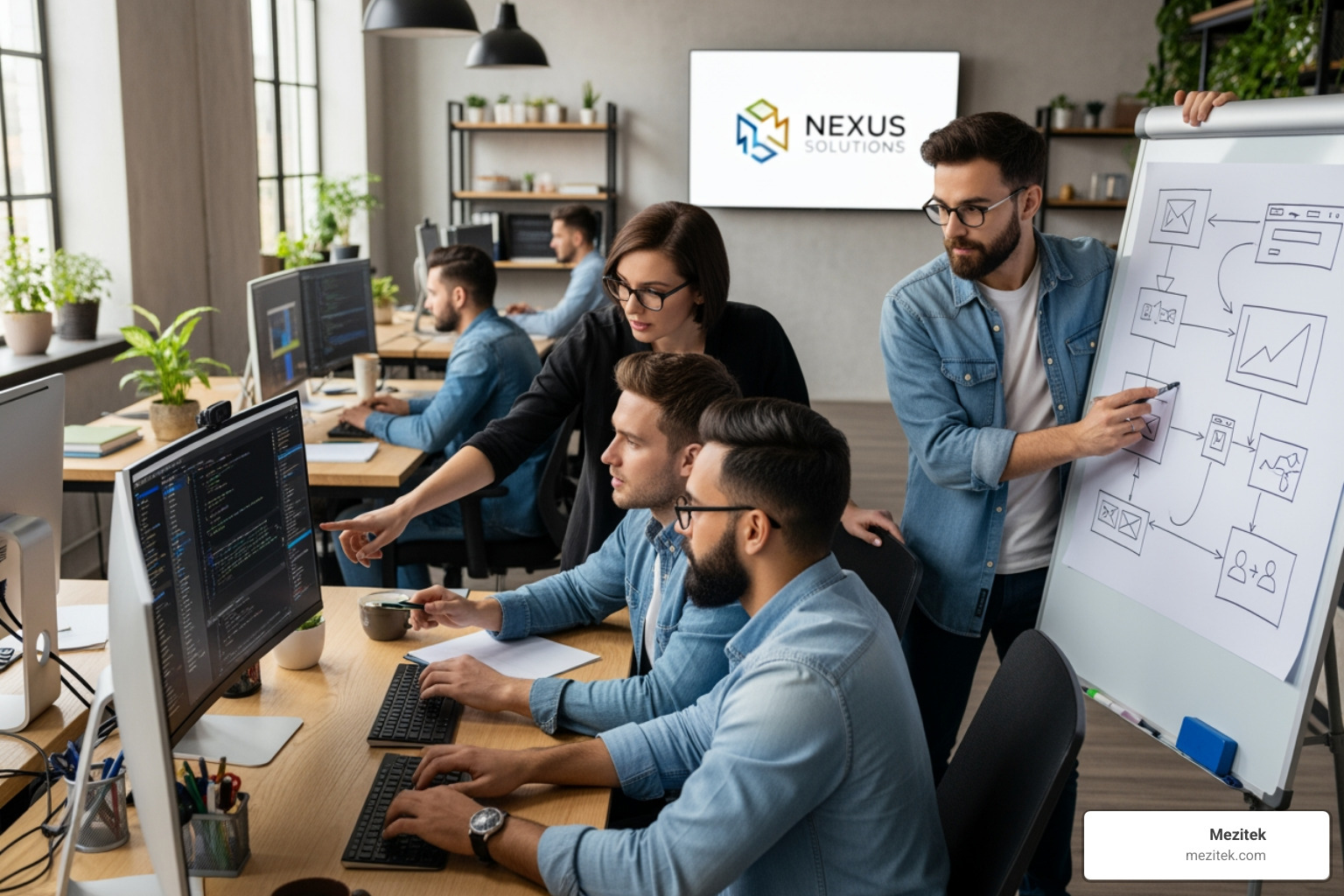 comparing a unique, custom website layout to a generic template-based layout - custom web development firm