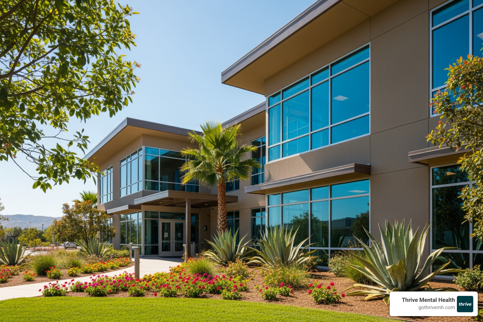 Person using a laptop to search for healthcare providers with a Florida Blue logo - Find partial hospitalization programs in Florida that are in-network with BCBS of FL.