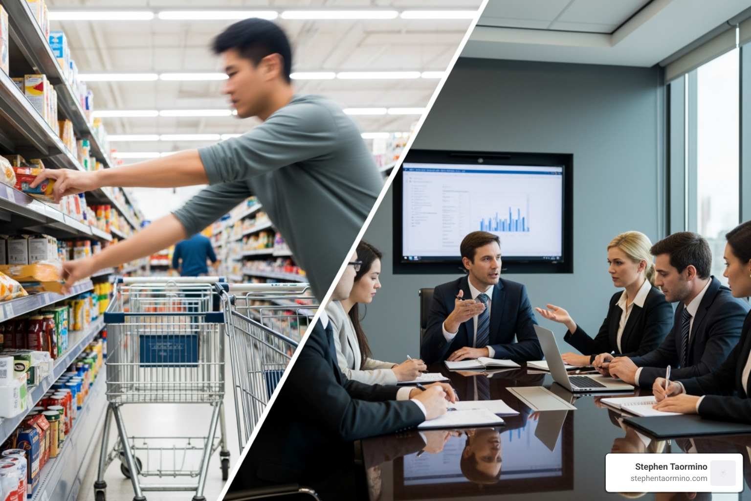 Consumer shopping vs. business meeting - B2C marketing strategies Consumer shopping vs. business meeting - B2C marketing strategies