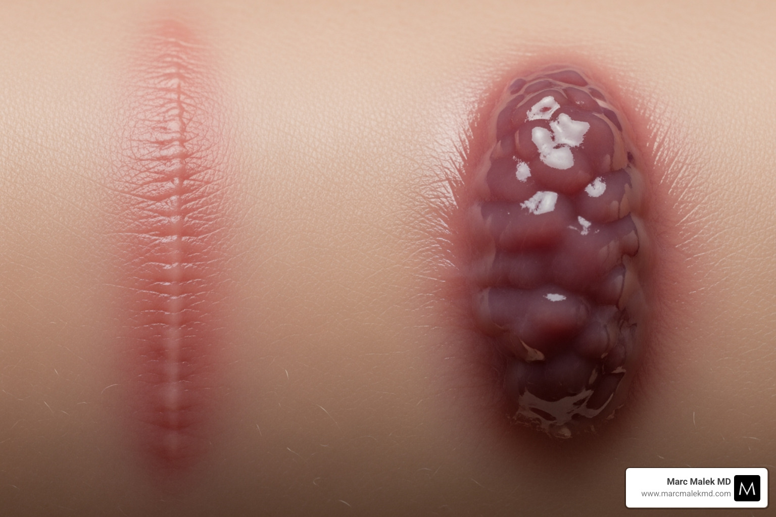 illustrating the difference between hypertrophic and keloid scars - scar treatment illustrating the difference between hypertrophic and keloid scars - scar treatment