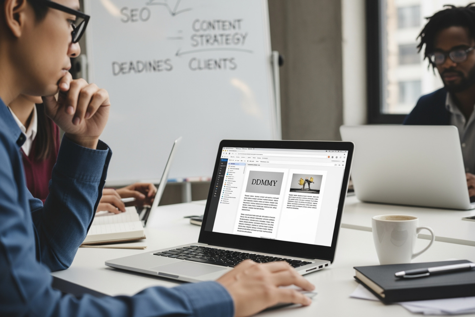 A sample project gallery page with high-quality before-and-after photos. - website content contractors