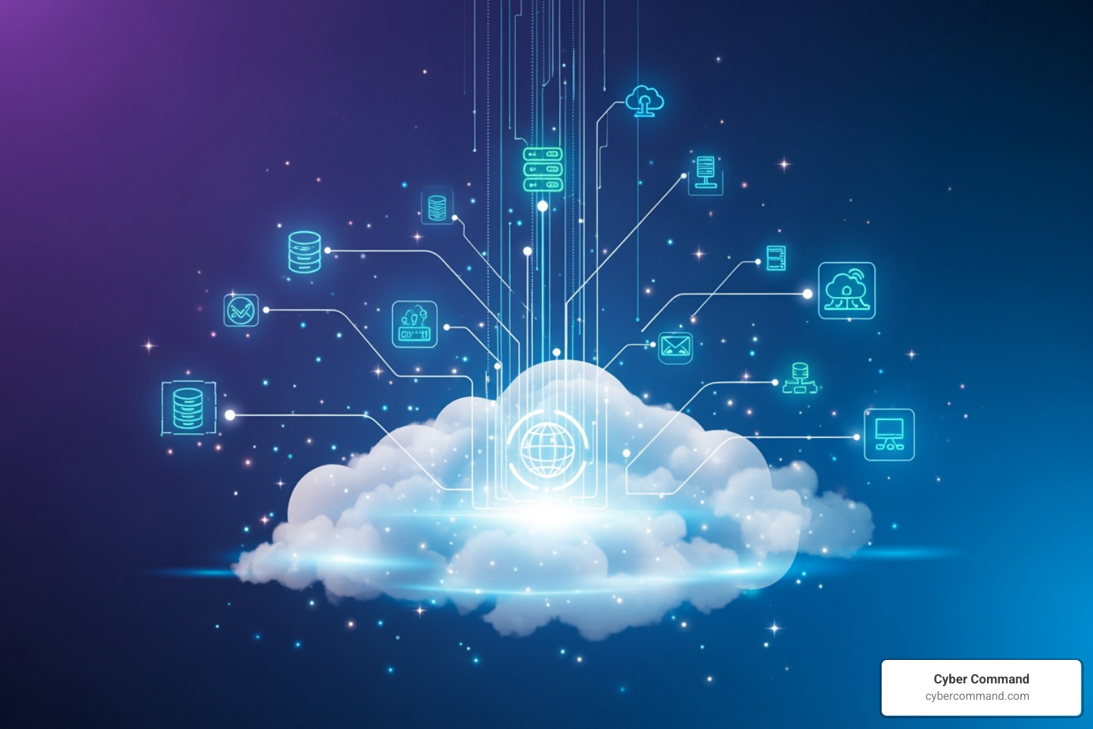 Pyramid diagram showing IaaS at the base, PaaS in the middle, and SaaS at the top, illustrating decreasing control and increasing abstraction from bottom to top - Cloud computing solutions