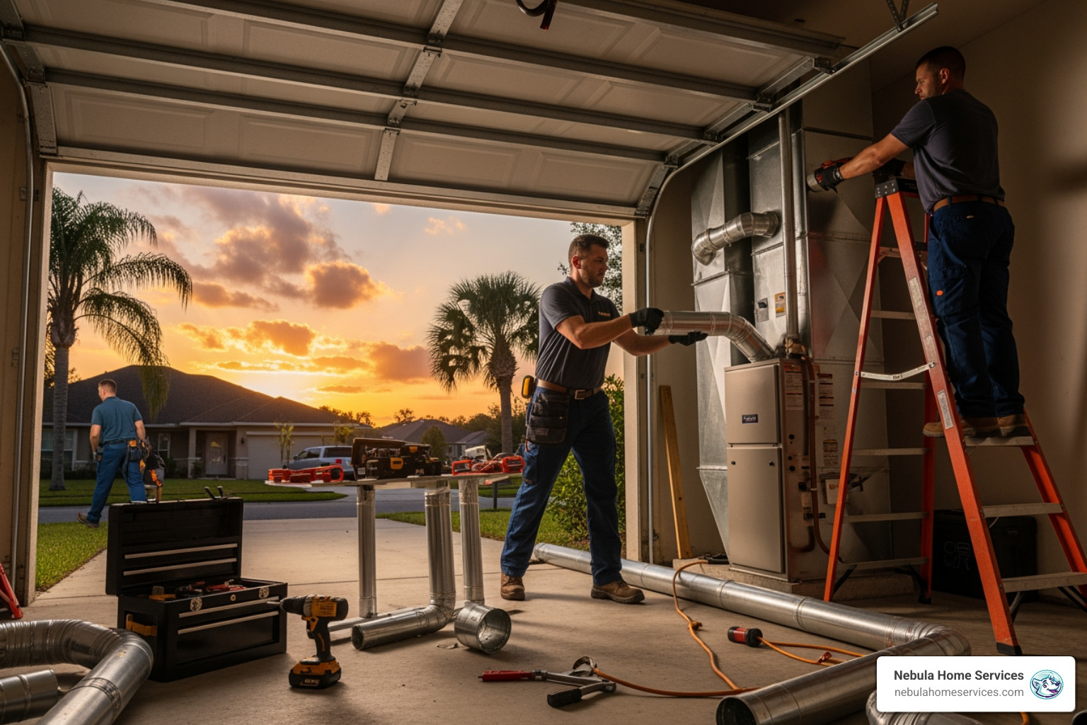 Infographic showing emergency furnace failure response steps: Step 1 - Check thermostat settings and batteries; Step 2 - Verify circuit breaker hasn't tripped; Step 3 - Inspect furnace filter for extreme blockage; Step 4 - Look and listen for gas leaks or strange odors; Step 5 - Call licensed HVAC professional for emergency service; Emergency icon - If you smell gas or suspect carbon monoxide, evacuate immediately and call 911 - emergency furnace installation in haines city, fl Infographic showing emergency furnace failure response steps: Step 1 - Check thermostat settings and batteries; Step 2 - Verify circuit breaker hasn't tripped; Step 3 - Inspect furnace filter for extreme blockage; Step 4 - Look and listen for gas leaks or strange odors; Step 5 - Call licensed HVAC professional for emergency service; Emergency icon - If you smell gas or suspect carbon monoxide, evacuate immediately and call 911 - emergency furnace installation in haines city, fl