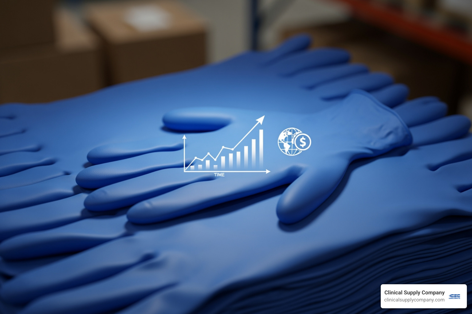 Dental office manager reviewing inventory of dental supplies - Glove Pricing and Tariff Impact