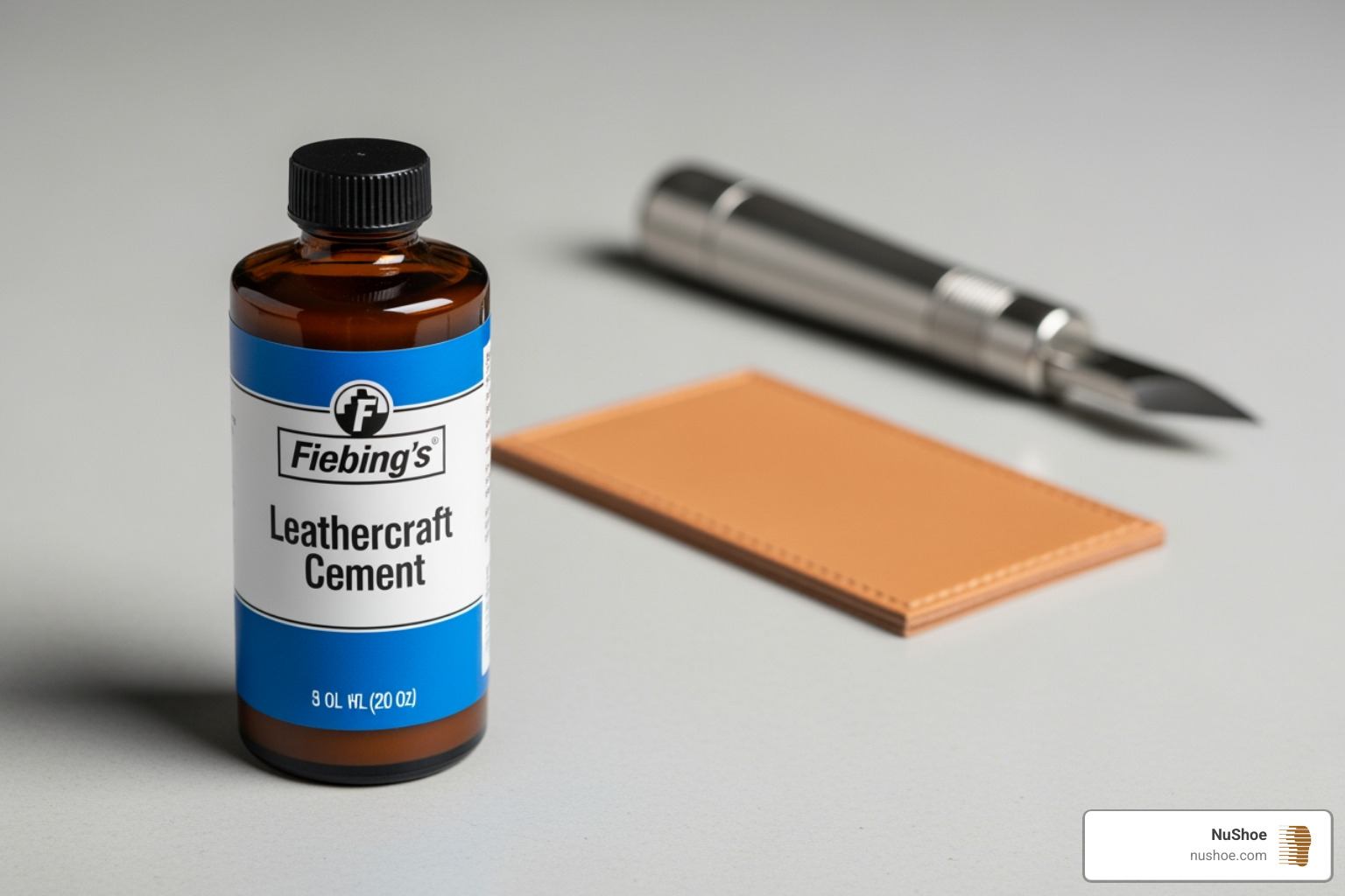 Fiebing's Leathercraft Cement - best leather glue